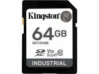 Kingston 64GB SDXC Industrial C10 UHS-I, KINGSTON 64GB, SDXC