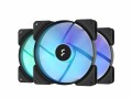 Fractal Design Aspect 14 RGB PMW, 3-Pack - schwarz