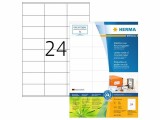 HERMA Universal-Etiketten 70 x 36 mm, 80 Blatt, Klebehaftung