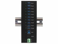 EXSYS USB-Hub EX-11230HMS, Stromversorgung: Netzteil, Terminal