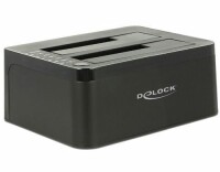 DeLock Docking- und Klonstation Dual SATA, Card Reader: Kein