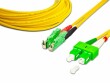 Lightwin LWL-Patchkabel LSH/APC-SC/APC, Singlemode, Duplex, 3m