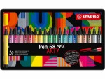STABILO Fasermaler Pen 68 MAX ARTY 20er Etui, Verpackungseinheit
