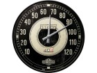 Nostalgic Art Wanduhr Harley Davidson Tachometer Ø 31 cm, Schwarz/Weiss