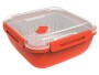 Rotho Mikrowellendose Memory Microwave 1.7 l, Rot, Material