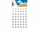 Herma Stickers Nummer-Etiketten Zahlenserien 1-240, 8 x 12 mm, 5