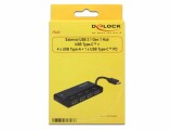 DeLock USB-Hub USB 3.1 Typ-C Gen1 - 4x USB-A