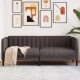 vidaXL Sofa 2-Sitzer Dunkelbraun Stoff