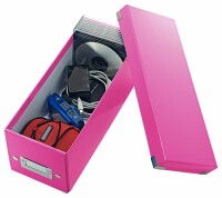 Leitz Ablagebox CD Click&Store 60410023 145x135x360mm pink