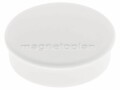 Magnetoplan Haftmagnet Discofix Ø 2.5 cm Weiss, 10 Stück