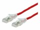 Dätwyler Cables Dätwyler Patchkabel 5,0m Kat.6a, S/FTP rot, CU 7702 flex