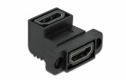 DeLock Adapter gewinkelt HDMI - HDMI, Kabeltyp: Adapter