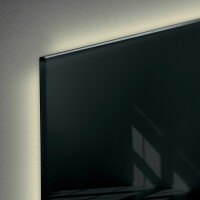 SIGEL     SIGEL Glas-Magnetboard LED GL400 schwarz 480x480x15mm