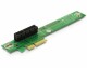 DeLock PCI-E Riserkarte, x4 zu x4, gewinkelt