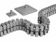 Actiforce Kabelkette SLIM Grau, Inklusiv Tischplatte: Nein, Material