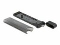 DeLock Externes Gehäuse USB-C, NVME&SATA M.2