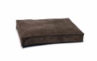 Designed by Lotte Hunde-Bett Ribbed Braun 100x70x15cm, Breite: 100 cm