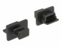 DeLock Blindstecker USB-Mini-B 10 Stück Schwarz, USB Standard