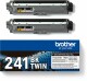 BROTHER   Toner HY Twin Pack     schwarz - TN-241BK  HL-3140/3170     2x2500 Seiten