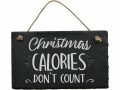 Trend Import Schiefertafel Christmas Calories