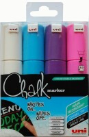 UNI-BALL  Chalk Marker 8mm PWE8M.4C.2 4 Farben, Etui, Kein