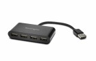 Kensington USB-Hub 4-Port USB 2.0, Stromversorgung: USB, Anzahl Ports