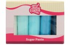 Funcakes Rollfondant FunCakes Blau Töne 5 Rollen, Zertifikate