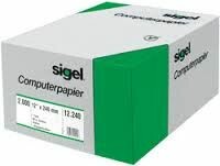 SIGEL     SIGEL Computerpapier blanko 12x240 12241 LP, 70g 2000