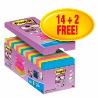 POST-IT Super Sticky Z-Notes 76x76mm R330SSVP 14+2 gratis 90