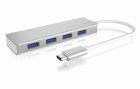 RaidSonic ICY BOX USB-Hub IB-HUB1425-C3, Stromversorgung: USB, Anzahl