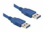 DeLock USB3.0 Kabel, USB-A Stecker zu USB-A Stecker,