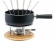 Kadastar Käsefondue-Set «Alpenwiese» 9 Teile, Schwarz, Anzahl