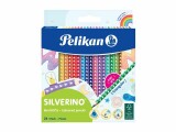 Pelikan Farbstifte Silverino Dünn, 24er-Set, Verpackungseinheit