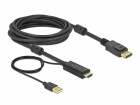 DeLock Kabel HDMI - Displayport, 5m