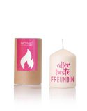 kerzilein Flämmchen - BESTE FREUNDIN pink