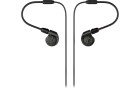 Audio-Technica In-Ear-Kopfhörer ATH-E40 Schwarz, Detailfarbe: Schwarz