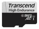 TRANSCEND microSDXC Card 350V, 64GB - TS64GUSD3 High Endurance, UHS-I U1 - 1 Stück