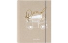 Goldbuch Ringbuch Road Trip Braun, Papierformat: 18.5 x 23