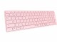 Bild 1 Rapoo Funk-Tastatur E9700M ultraslim Pink, Tastatur Typ