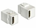 DeLock Keystone-Modul HDMI Typ-A Weiss, Modultyp: Keystone