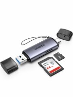 UGREEN USB-C+USB-A Card Reader 50706 TF/SD 3.0, Kein