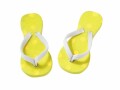 HobbyFun Mini-Utensilien Flip-Flops 3 cm, Detailfarbe: Gelb