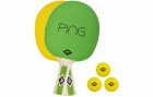 DONIC Schildkröt Tischtennis Set Ping Pong, Anzahl Bälle: 3, Anzahl