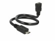DeLock USB2.0 Shapekabel, Micro-B,(m-f),OTG,