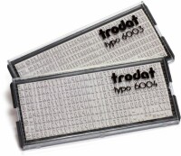 TRODAT    TRODAT Buchstaben Typo 6004 1 Set, 4mm, Kein