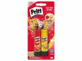 Pritt Klebestift-Set Glitter 20 g, 2 Stück, Rot/Gelb, Geeignete