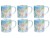 Bild 0 Mila Kaffeetasse Monkey 280 ml, 6 Stück, Blau, Material