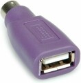 PS/2-USB Tastatur-Adapter, Violett