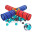Bild 0 vidaXL Spieltunnel mit 250 Bällen Mehrfarbig