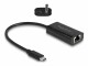 DeLock Netzwerk-Adapter mit Power Delivery 100 W USB Typ-C